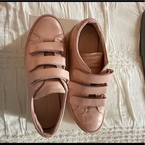 Common projects pink Velcro sneakers